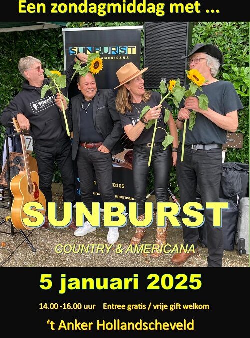 5 januari Zondagmiddag met … Sunburst