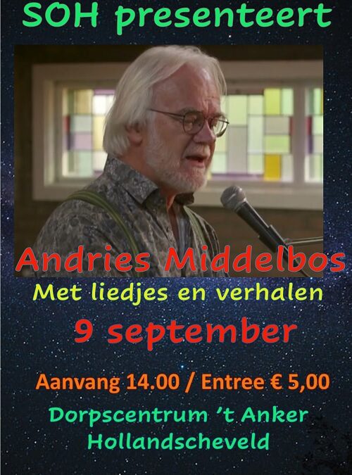 9 september 2025 SOH met Andries Middelbos