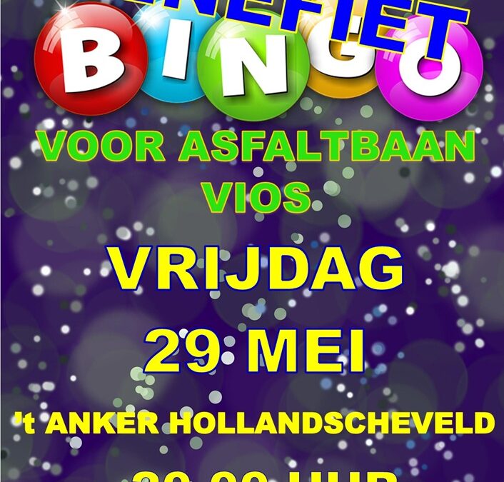 29 mei 2026 Benefiet Bingo